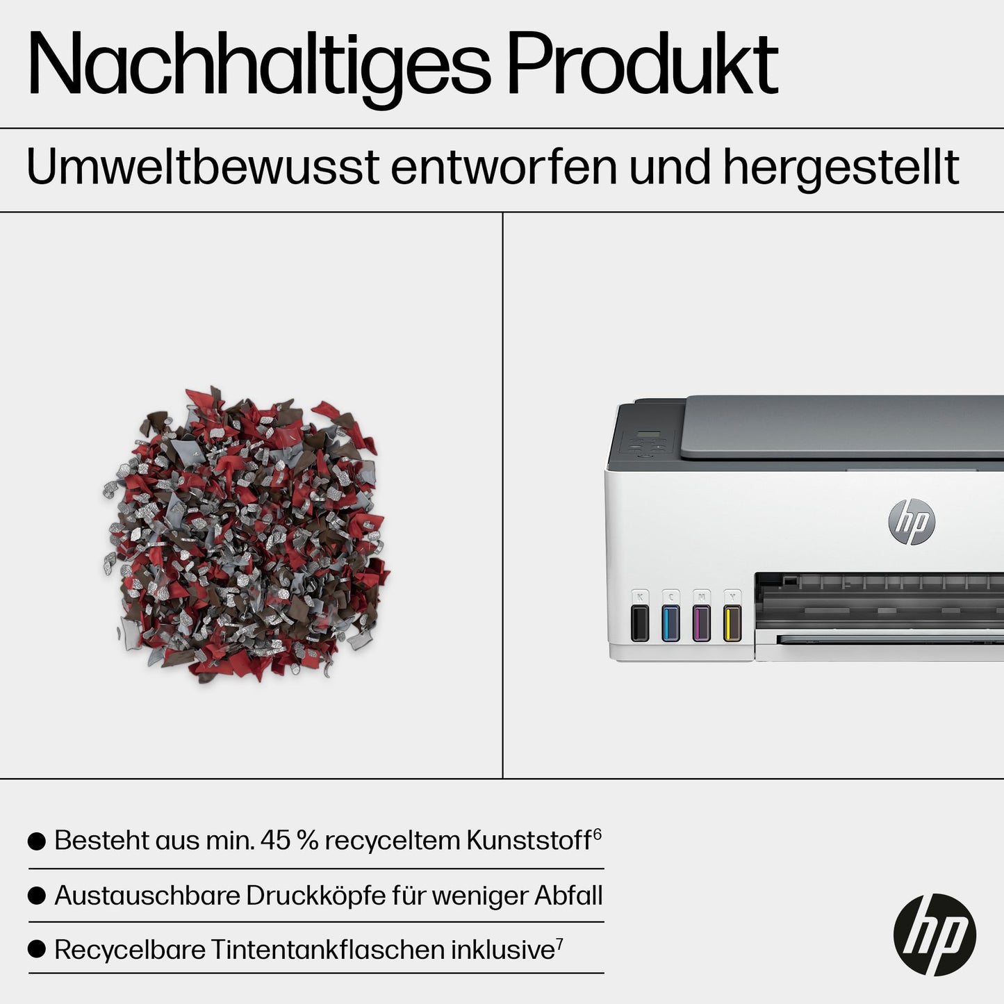 Multifunktionsdrucker 3-in-1 mit WLAN, Mobiles Drucken & Großem Tintentank